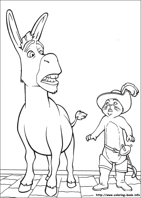 Shrek the Third coloring picture